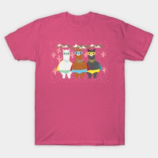 The Alpaca Superhero Amigos T-Shirt